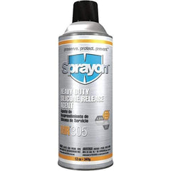 Sprayon - 16 Ounce Aerosol Can, Clear, Heavy-Duty Mold Release - Silicone Composition - Best Tool & Supply