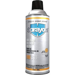 Sprayon - 16 Ounce Aerosol Can, White, General Purpose Mold Release - Dry Film Composition - Best Tool & Supply