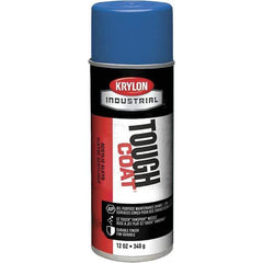 Krylon - Blue (Ford), 12 oz Net Fill, High Gloss, Enamel Spray Paint - 20 to 25 Sq Ft per Can, 16 oz Container, Use on Conduits, Ducts, Electrical Equipment, Machinery, Metal, Motors, Pipelines & Marking Areas, Railings, Steel Bars, Tool Boxes, Tools - Best Tool & Supply