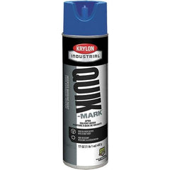 Krylon - 20 fl oz Blue Marking Paint - 50 to 60 Sq Ft Coverage, Solvent-Based Formula - Best Tool & Supply