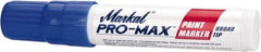 Markal - Blue Paint Marker - Broad Tip, Alcohol Base Ink - Best Tool & Supply