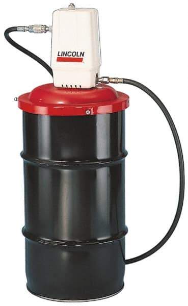 Lincoln - Grease Lubrication Aluminum Air-Operated Pump - For 120 Lb Container - Best Tool & Supply