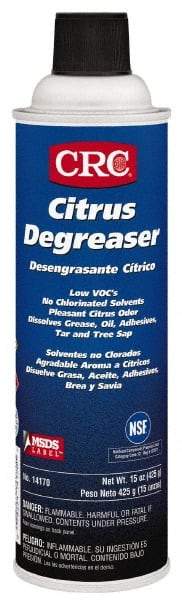 CRC - 55 Gal Drum Cleaner/Degreaser - Liquid, Citrus & Petroleum Distillate, Citrus - Best Tool & Supply