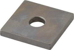 Mitutoyo - 0.127" Square Steel Gage Block - Accuracy Grade 0, Includes Certificate of Inspection - Best Tool & Supply