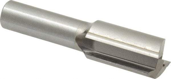 Amana Tool - 3/4" Diam, 1/2" Shank Diam, 1-1/4" Length of Cut, 2 Flute Straight Router Bit - 2-7/8" Overall Length, Carbide Tipped - Best Tool & Supply