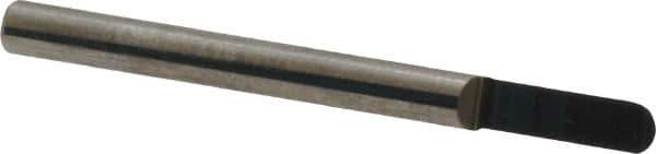 Accupro - 1/8 Inch Diameter, 1-1/2 Inch Overall Length, 3/8 Inch Split Length, Solid Carbide, Full Radius Split End Carbide Blank - Single End - Best Tool & Supply