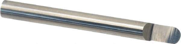 Accupro - 1/4 Inch Diameter, 2-1/2 Inch Overall Length, 3/8 Inch Split Length, Solid Carbide, Full Radius Split End Carbide Blank - Single End - Best Tool & Supply