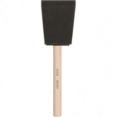 Krylon - 3/8" Flat Foam Foam Paint Brush - 2" Bristle Length, 4" Wood Pole-Mount Handle - Best Tool & Supply