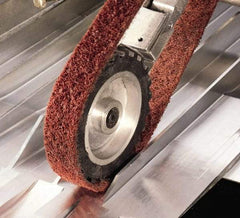 3M - 1" Wide x 72" OAL, Aluminum Oxide Abrasive Belt - Aluminum Oxide, Coarse, Nonwoven, Series SC-BL - Best Tool & Supply