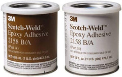 3M - 1 Gal Can Two Part Epoxy - 120 min Working Time, 2,000 psi Shear Strength, Series 2158 - Best Tool & Supply