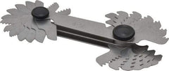 Value Collection - 28 Leaf, 0.5 to 6mm Pitch Range, 4 to 56 TPI Range, Screw Pitch Gage - Best Tool & Supply