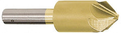 Melin Tool - 3/16" Head Diam, 3/16" Shank Diam, 6 Flute 60° Cobalt Countersink - Best Tool & Supply