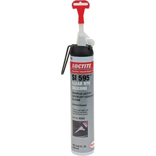 Loctite - Can Clear RTV Silicone Sealant - 190ML CLR AEROSOL RTV SILICONE SEALANT - Best Tool & Supply