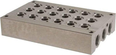 Value Collection - 3/8" Inlet, 1/2" Outlet Manifold - 120°F Max, 145 Max PSI, 6 Outlet Ports - Best Tool & Supply