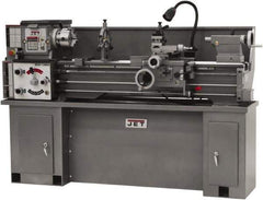 Jet - 13" Swing, 40" Between Centers, 230 Volt, Single Phase Bench Lathe - 5MT Taper, 2 hp, 60 to 1,240 RPM, 1-3/8" Bore Diam, 32" Deep x 45" High x 71" Long - Best Tool & Supply