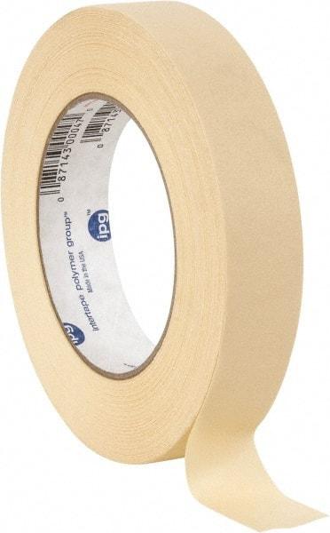 Intertape - 1" Wide x 60 Yd Long Tan Paper Masking Tape - Series PG5, 6.3 mil Thick, 25 In/Lb Tensile Strength - Best Tool & Supply