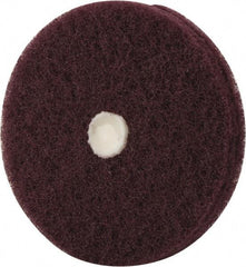 Merit Abrasives - 4" Diam, Medium Mounted Scrubber Buffing Wheel - 2 Ply, Very Fine Grade, 1/4" Shank Diam, 6,000 RPM - Best Tool & Supply