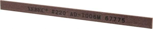 Value Collection - Rectangular, Ceramic Fiber Finishing Stick - 4" Long x 15/64" Wide x 1/32" Thick, 220 Grit, Very Fine Grade - Best Tool & Supply