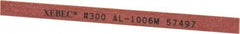 Value Collection - Rectangular, Ceramic Fiber Finishing Stick - 4" Long x 15/64" Wide x 1/32" Thick, 300 Grit, Extra Fine Grade - Best Tool & Supply