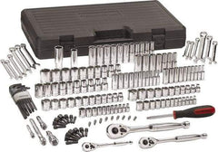 GearWrench - 165 Piece 1/4, 3/8 & 1/2" Drive Mechanic's Tool Set - Comes in Blow Molded Case - Best Tool & Supply