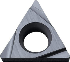 Kyocera - TCGT21.51 Grade TN60 Cermet Turning Insert - Uncoated, 60° Triangle, 1/4" Inscr Circle, 3/32" Thick, 1/64" Corner Radius - Best Tool & Supply