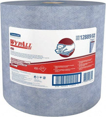 WypAll - X90 Dry Shop Towel/Industrial Wipes - Jumbo Roll, 13-3/8" x 11" Sheet Size, Blue - Best Tool & Supply