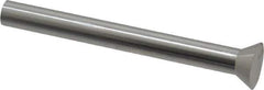 Dayton Lamina - 0.45" Head Diam, 1/4" Shank Diam, Quill Head, High Speed Steel Solid Mold Die Blank & Punch - 60° Head Angle, 0.175" Head Height, 2-1/2" OAL, Blank Punch, KWX Series - Best Tool & Supply