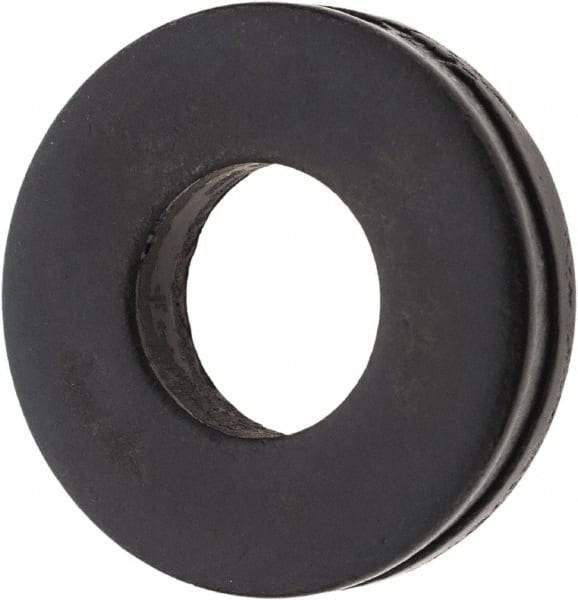 TE-CO - 3/8" Screw, Grade 1010 Steel Standard Flat Washer - 13/32" ID x 7/8" OD, 3/16" Thick, Black Oxide Finish - Best Tool & Supply