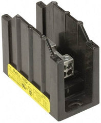 Cooper Bussmann - 1 Pole, 310 Amp, 350 kcmil-6 AWG (Cu/Al) Primary, 4-12 AWG (Al), 4-14 AWG (Cu) Secondary, Thermoplastic Power Distribution Block - 600 VAC/VDC, 1 Primary Connection, 1.96 Inch Long x 3.32 Inch Deep x 4 Inch High - Best Tool & Supply