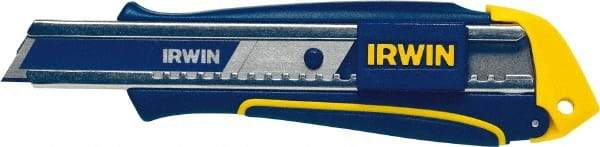 Irwin - Snap Utility Knife - Blue & Yellow Handle, 1 Blade Included - Best Tool & Supply