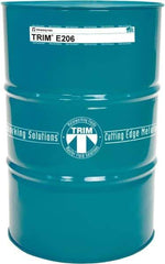 Master Fluid Solutions - TRIM E206, 54 Gal Drum Cutting & Grinding Fluid - Water Soluble, For Gear Hobbing, Heavy-Duty Broaching, High Speed Turning - Best Tool & Supply