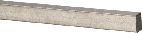 Precision Brand - 12" Long x 3/32" High x 3/32" Wide, Zinc-Plated Key Stock - Low Carbon Steel - Best Tool & Supply