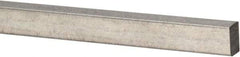 Precision Brand - 12" Long x 3/32" High x 3/32" Wide, Zinc-Plated Key Stock - Low Carbon Steel - Best Tool & Supply