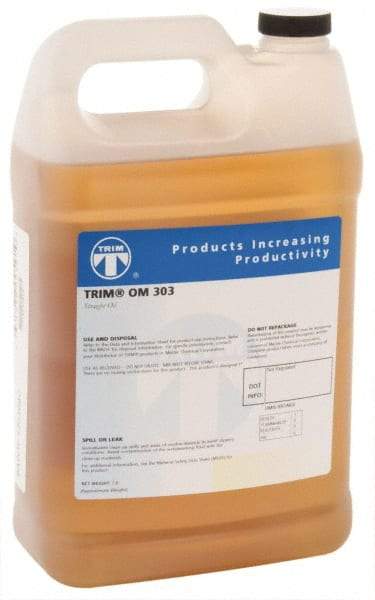 Master Fluid Solutions - Trim OM 303, 1 Gal Bottle Cutting Fluid - Straight Oil, For Thread Rolling, Thread-Form Tapping - Best Tool & Supply