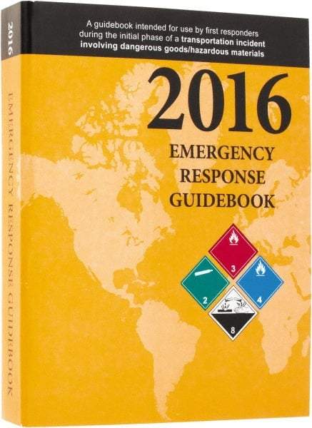 Brady SPC Sorbents - Emergency Response Guidebook Handbook, 1st Edition - 2016 - Best Tool & Supply