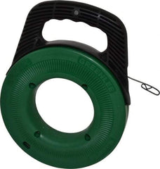 Greenlee - 65 Ft. Long x 1/8 Inch Wide, 0.045 Inch Thick, Steel Fish Tape - 400 Lb. Pulling Strength, Includes Case - Best Tool & Supply