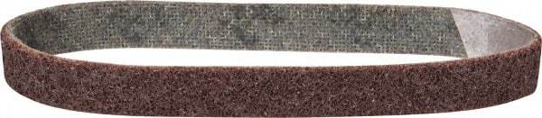 3M - 3/4" Wide x 18" OAL, Aluminum Oxide Abrasive Belt - Aluminum Oxide, Medium, Nonwoven, Series SE-BS - Best Tool & Supply