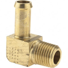 Eaton - 1/4 Barbed Thread 90° Male Elbow - Brass - Best Tool & Supply