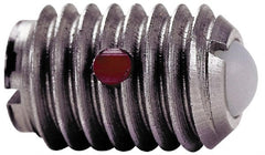 TE-CO - 4-48, 0.062" Ball Diam, 3/16" Body Length, 0.02" Max Ball Reach, Threaded Ball Plunger - Best Tool & Supply