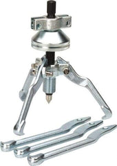 Proto - 5 Piece, 6 Ton Capacity, 7" Spread, Cone Puller Set - 3 Jaws, 6" Reach - Best Tool & Supply