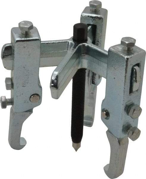 Proto - 8" Spread, 6 Ton Capacity, Puller - 7-1/2" Long, For Bearings, Gears & Pulleys - Best Tool & Supply