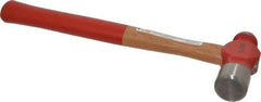 Proto - 2 Lb Head Ball Pein Hammer - Wood Handle with Red Laquer Grip, 15-7/8" OAL - Best Tool & Supply