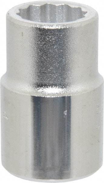 Proto - 3/4", 3/4" Drive, Standard Hand Socket - 12 Points, 2" OAL, Chrome Finish - Best Tool & Supply