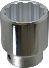 Proto - 1-5/8", 3/4" Drive, Standard Hand Socket - 12 Points, 2-5/8" OAL, Chrome Finish - Best Tool & Supply