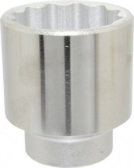 Proto - 2-1/8", 3/4" Drive, Standard Hand Socket - 12 Points, 3-9/32" OAL, Chrome Finish - Best Tool & Supply