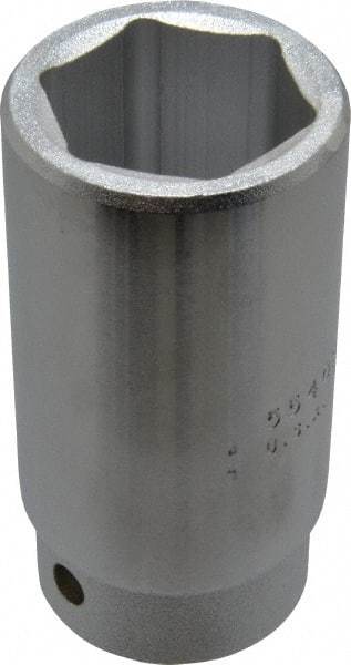 Proto - 1-1/4", 3/4" Drive, Deep Hand Socket - 6 Points, 3-1/2" OAL - Best Tool & Supply