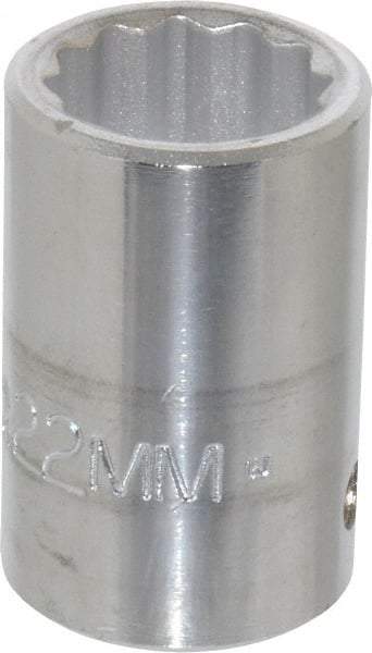 Proto - 3/4" Drive, Standard Hand Socket - 12 Points, 2" OAL, Chrome Finish - Best Tool & Supply