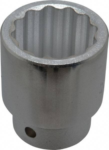 Proto - 3/4" Drive, Standard Hand Socket - 12 Points, 2-13/32" OAL, Chrome Finish - Best Tool & Supply