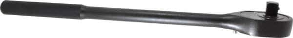 Proto - 3/4" Drive Pear Head Standard Ratchet - Black Oxide Finish, 20" OAL, 24 Gear Teeth, Standard Knurled Handle, Standard Head - Best Tool & Supply