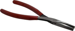 Proto - 7-25/32" OAL, 1-9/16" Jaw Length x 17/32" Jaw Width, Long Nose Duckbill Pliers - Serrated Jaw, Standard Head, Plastisol Handles - Best Tool & Supply